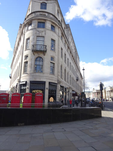 Pizza Express, 450 Strand & Duncannon street was J Lyons, 450 Strand in 1921