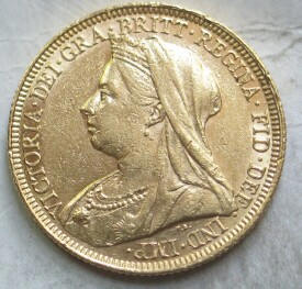 Sovereign - 1894 - Victoria Old Head