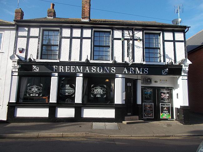 Freemasons Arms, Sidney Street, Brightlingsea - in February 2019