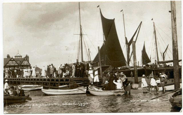 Anchor, Waterside, from the sea some time ago