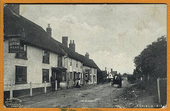 Queens Head, Fyfield - in 1905