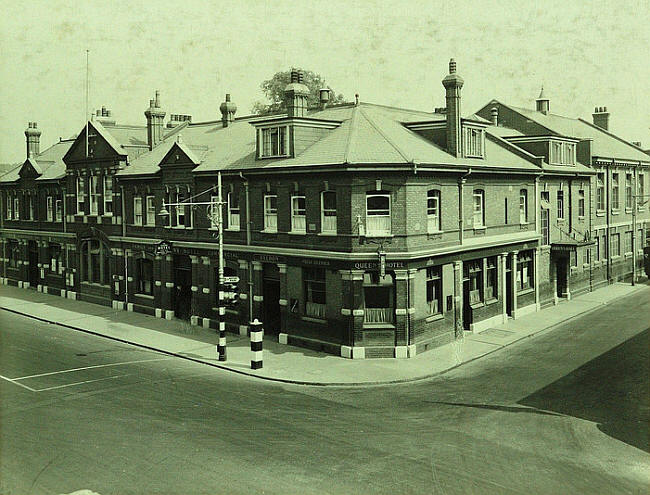 Queens Hotel, Orsett Road/High Street, Grays Thurrock - in 1935