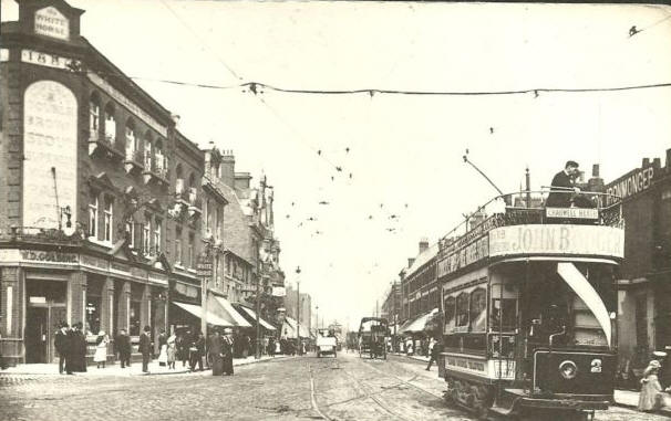 White Horse, Broadway, Ilford, Essex - in 1905, W D Golding is the licensee