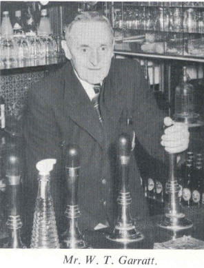 Mr W T Garratt, licensee of the Kings Head in 1949