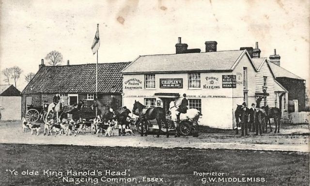 King Harold's Head, Nazeing Common, Nazeing Common, with G W Middlemiss - circa 1916