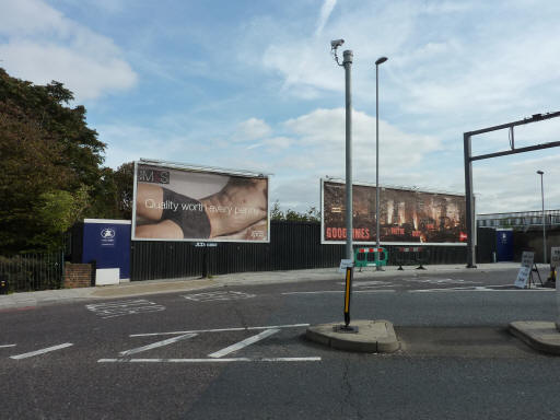 Site of the Royal Pavillion Hotel, 2 High Street, North Woolwich E16 - in September 2009