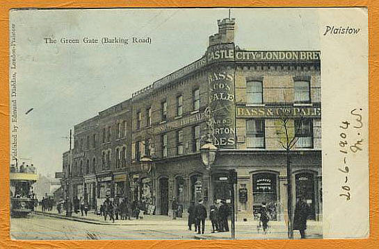 The Castle, Greengate, Barking Road, Plaistow - in 1904