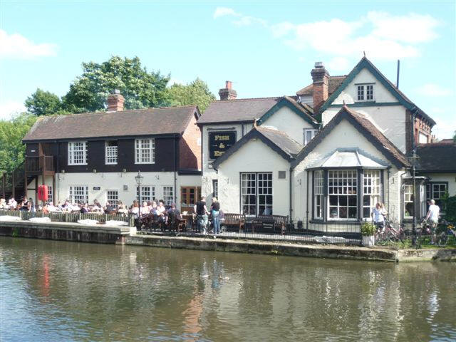 Fish & Eels, Dobbs Weir Road, Hoddesdon, Hertfordshire. In June 2008