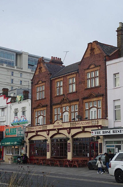 Borough Hotel, Marine Parade, Southend - in February 2016