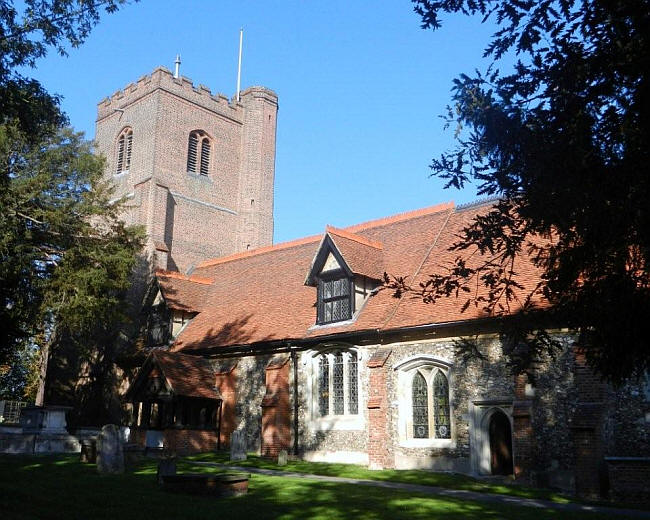 All Saints, Theydon Garnon - in October 2011