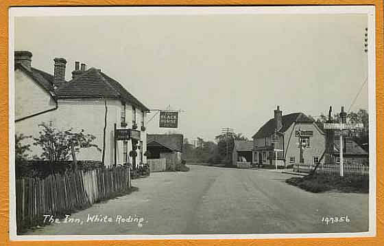 Black Horse, White Roding - circa 1900