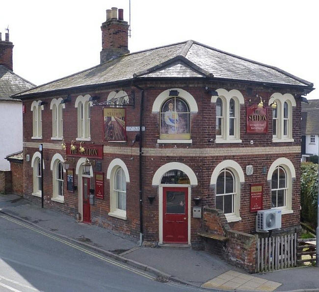 Station Hotel, Station Road, Wivenhoe - in April 2013