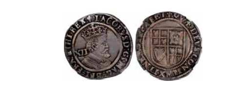 James Ist Shilling, 1603-1604