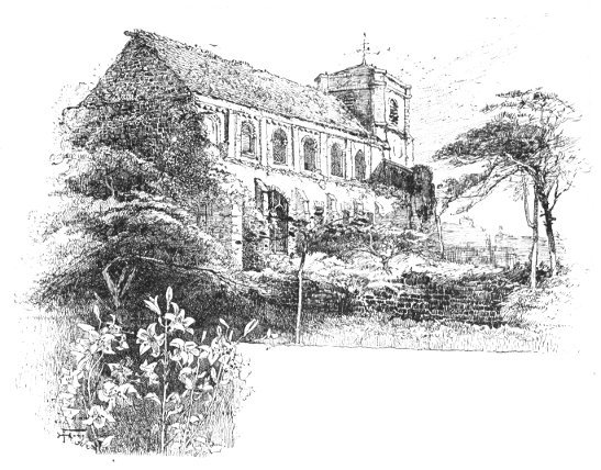 NORTH-EAST VIEW OF WALTHAM ABBEY
    CHURCH, ESSEX