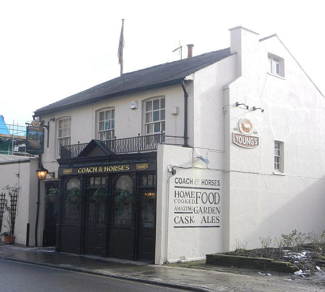 Coach & Horses, 27 High Street, Barnes - in February 2012