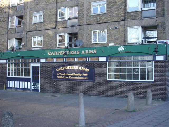 Carpenters Arms, 151 Cambridge Heath Road - in January 2007