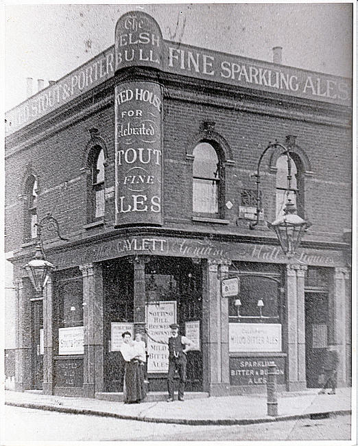 The Welsh Bull, 22 Winchester Street, Bethnal Green E2 - Licensee Charles Aylett