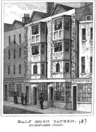 Half Moon Tavern, Bishopsgate street