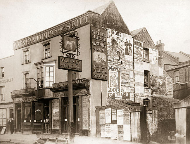 White Horse, Charlton in the 1890s - licensee A H Overton