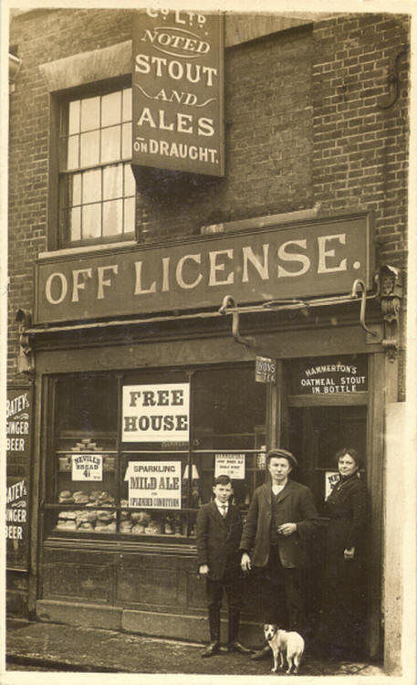 Off License, 165 Church Street, Deptford - circa 1920