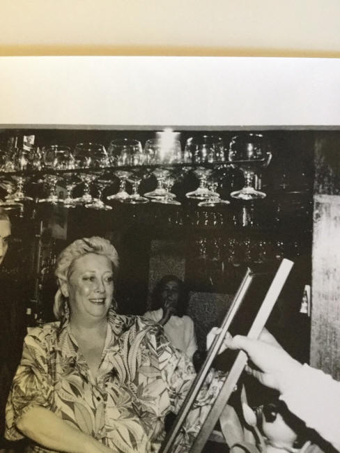 Inside the Dog and Bell in the late 1980s with Jennifer.