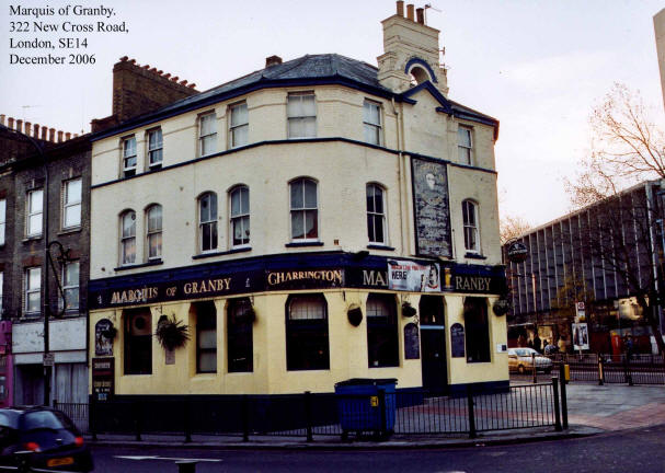 Marquis of Granby, 322 New Cross Road - in December 2006