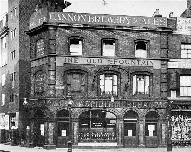 The Old Fountain, 36 Deptford Broadway, Deptford SE8 - licensee A R Wive in the 1930s
