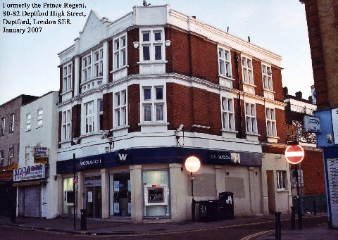 Prince Regent, 80 - 82 Deptford High Street - in January 2007