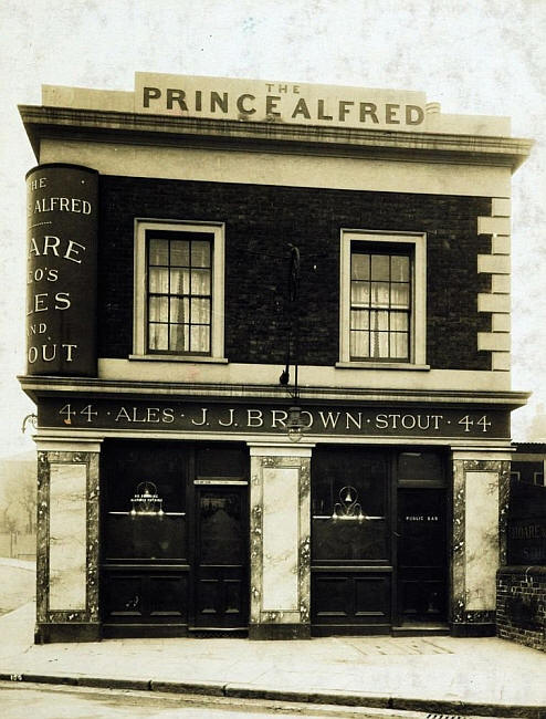Prince Alfred, 44 Albyn Road, Deptford SE8 - landlord J J Brown