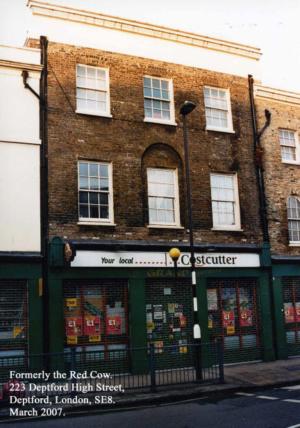 Red Cow, 223 High street Deptford, Deptford - in March 2007