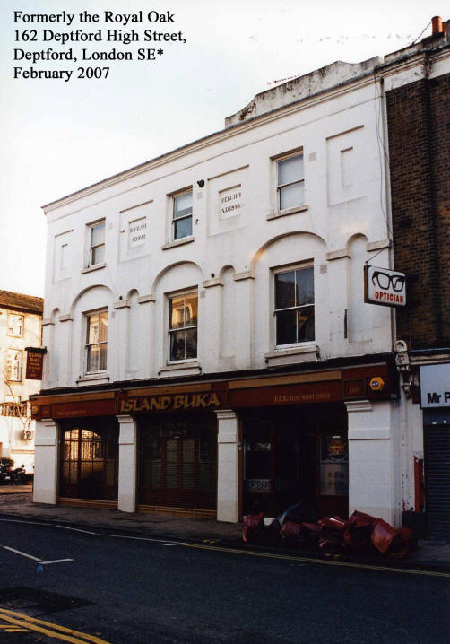 Royal Oak, 162 Deptford High Street - in February 2007