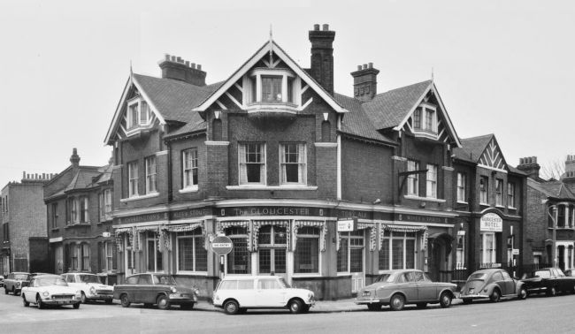 The Gloucester, King William Walk, corner of Nevada Street, Greenwich. - in 1967