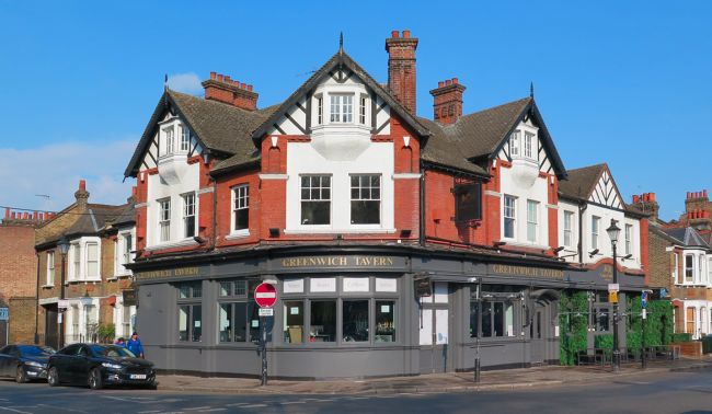 The Greenwich Tavern., King William Walk, corner of Nevada Street, Greenwich. - in 2021