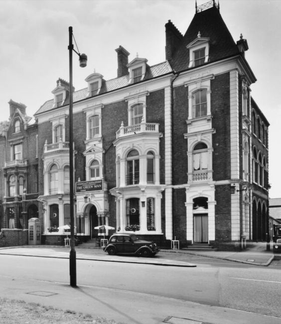 Green Man at Dartmouth Row, Blackheath. In 1962.