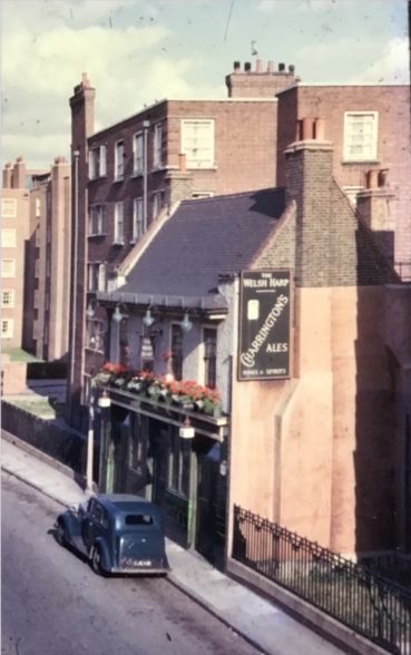 Richard and Hilda Allwright retired and left The Welsh Harp in September 1978. This photo is how my father left the pub.