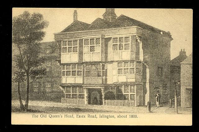 Old Queens Head, Essex Road, Islington - about 1800