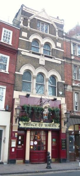 Prince of Wales, 8 Kensington Church Street, W8 - in January 2009