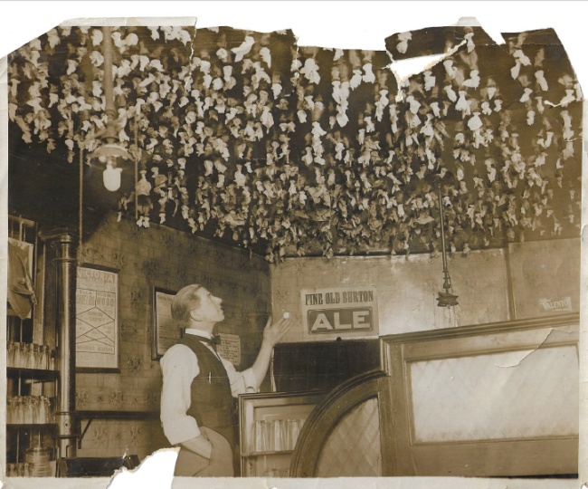 The photo of the interior is interesting, because of the ceiling. Gardeners Arms, 41 Coldhharbour Lane, Brixton, Lambeth SE5 