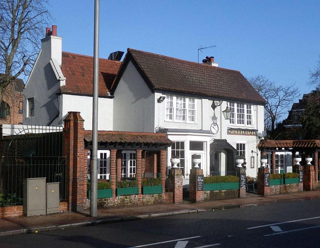 Green Man, Putney Heath, SW15 - in January 2013