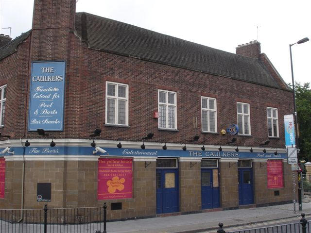 New Jolly Caulkers, 126 Lower Road, SE16 - in July 2007