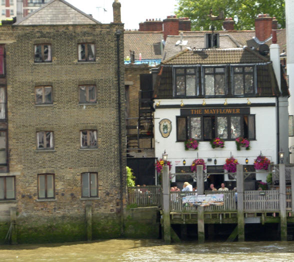 The Mayflower, Rotherhithe St, July 2008 (from the river)