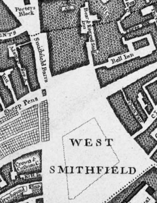 The Bear & Ragged Staff is clearly marked as an inn on the 1747 John Rocques plan of London, and exists until about 1836
