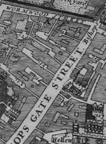 Shoe Lane and Holborn Bridge in 1682 Morgans Map records 713 Bull Inne ; 714 Green dragon Inne ; 715 Four Swan Inne and 721 Vine Inne.
