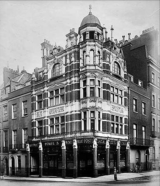 Blue Posts, 6 Bennett Street & Arlington street - in March 1898