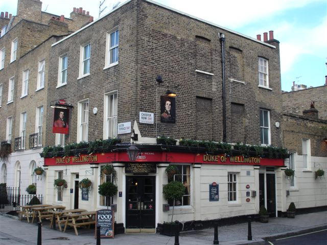 Duke of Wellington, 63 Eaton Terrace, Sw1 - in November 2007