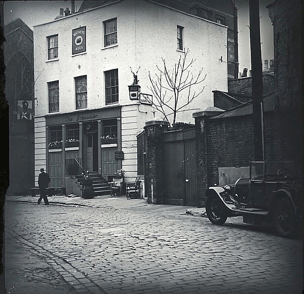 The Grenadier, corner of the Old Barrack Yards, and serving Watneys Ales