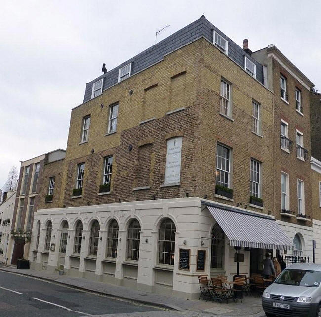 Turks Head, 10 Motcomb Street, SW1 - in March 2013