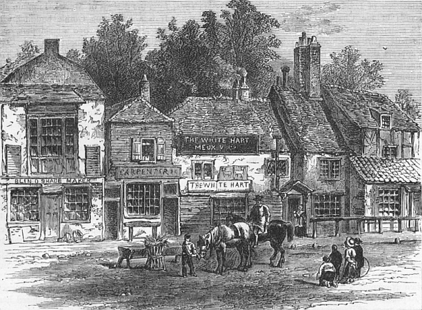 The White Hart, Knightsbridge - in 1820