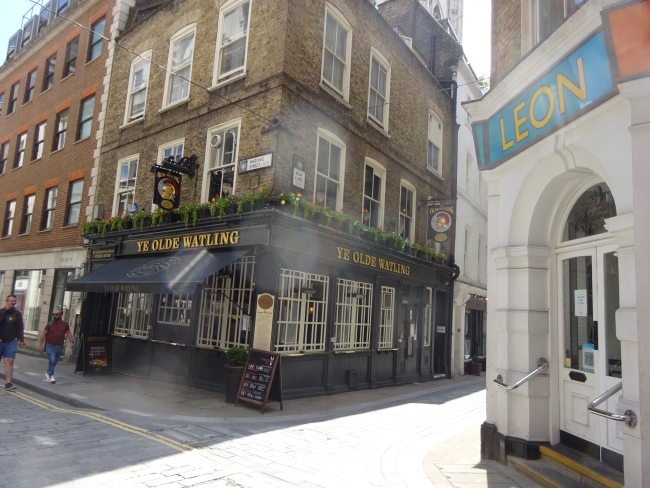 Ye Olde Watling, 39 Bow lane EC4 9DT in June 2021