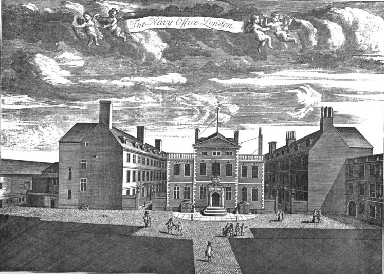 Navy Office, London in 1714